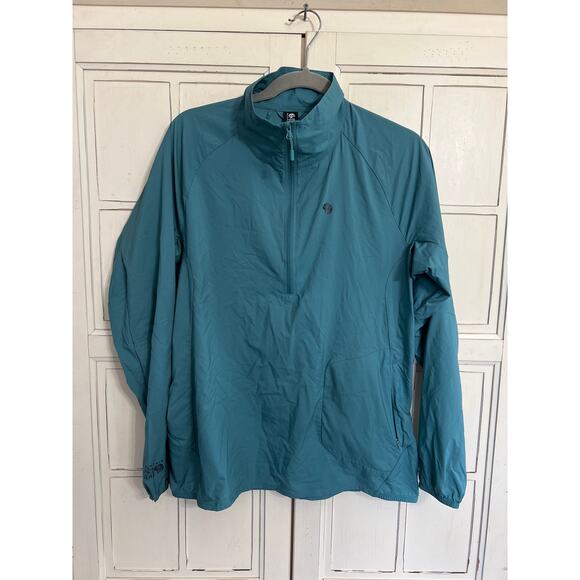 Mountain Hardwear womens size large 1/2 zip pullover nylon jacket - Picture 1 of 5
